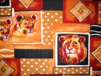 African Lion Print