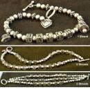 Personalized Sterling Silver Bracelet - Click For Enlargement