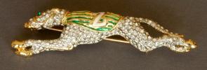 Racing Greyhound Pin - Click For Enlargement