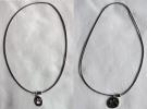 Greyt Silver Necklace with Pawprint Charm - Click For Enlargement