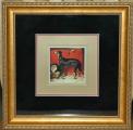 Top Hat Greyhound in Gold - Click For Enlargement