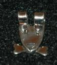 Sterling Silver Dog with Bone Pendant - Click For Enlargement
