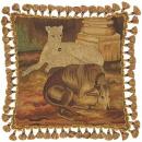 Aubusson Greyhound Pillow - Click For Enlargement
