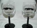 Greyt Red Wine Glasses - Black - Click For Enlargement