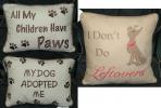 Dog Theme Pillows - Click For Enlargement
