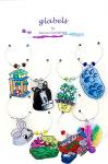 Kitty Wine Charms - Click For Enlargement