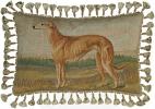 Aubusson Greyhound Pillow - Standing Hound - Click For Enlargement