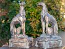 Bronze Greyhound Bookends - Click For Enlargement